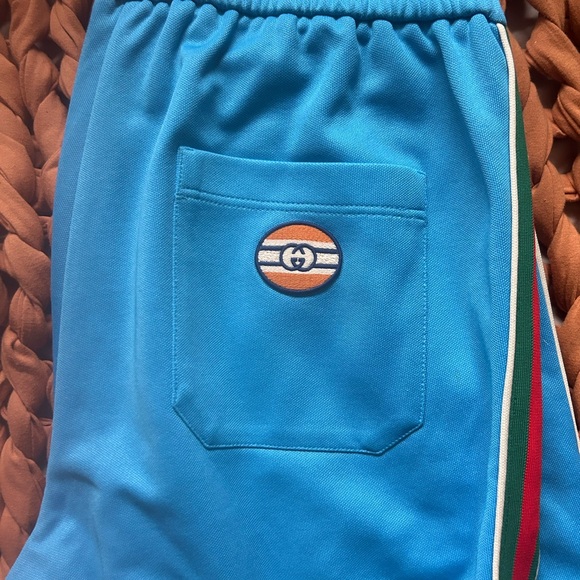Blue Gucci Joggers/Sweatpants - Picture 2 of 7